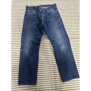 Levis 501 Jeans Mens 34x30 Straight Leg Premium 93' Button Fly Classic Heritage